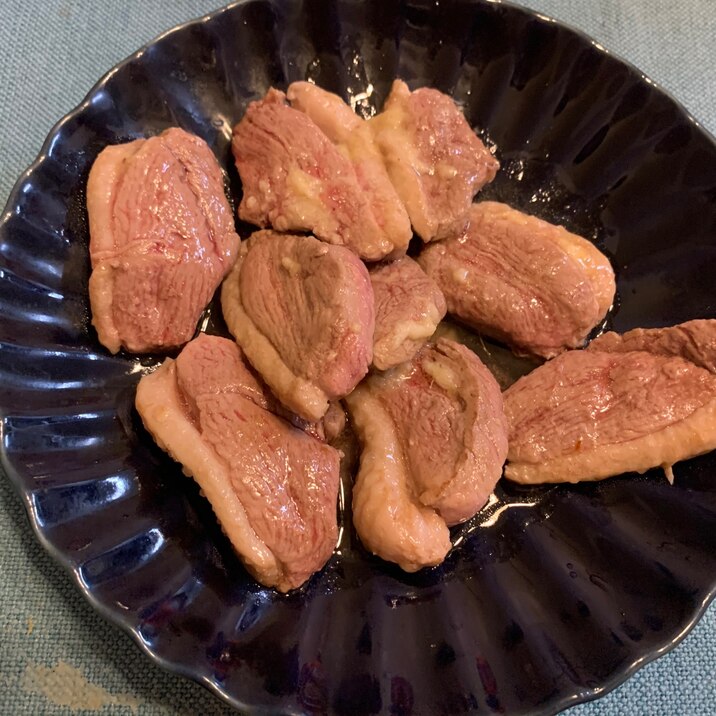 合鴨ステーキ肉の生姜焼き